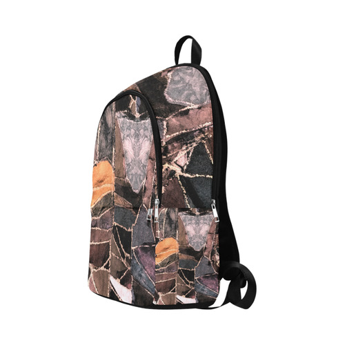 patchwork pattern Fabric Backpack for Adult (Model 1659)