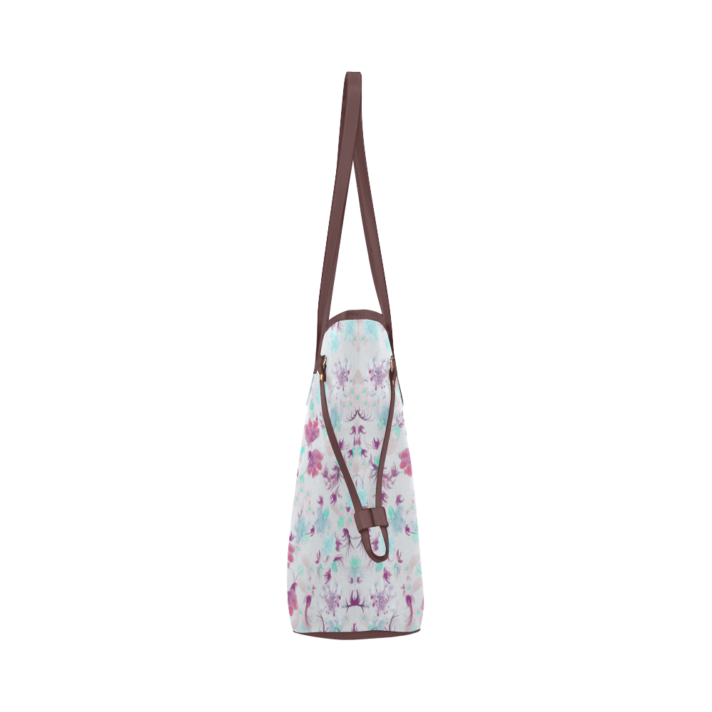 flowers-4 Clover Canvas Tote Bag (Model 1661)