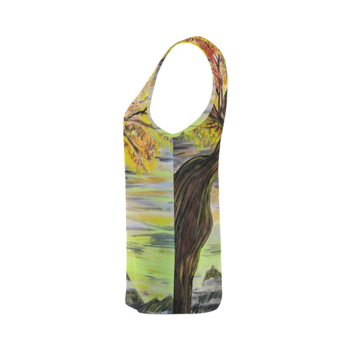 Overlooking Tree All Over Print Tank Top for Women (Model T43)