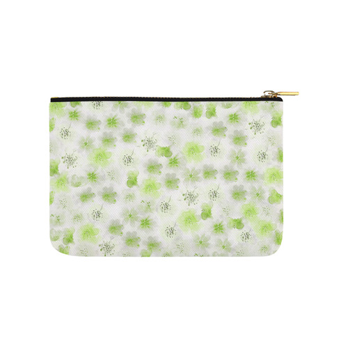 watercolor flowers 8 Carry-All Pouch 9.5''x6''