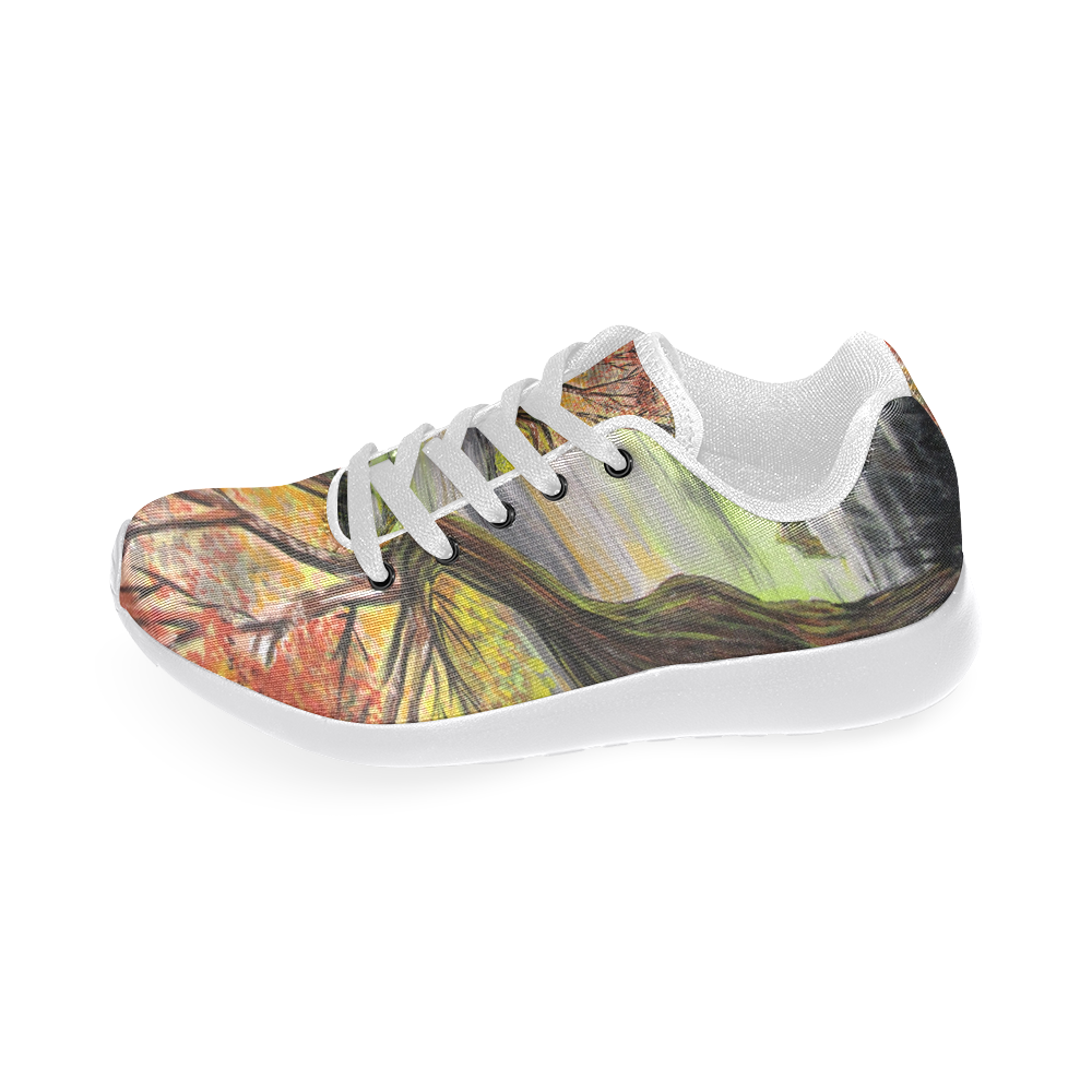 Overlooking Tree Women's Running Shoes/Large Size (Model 020)