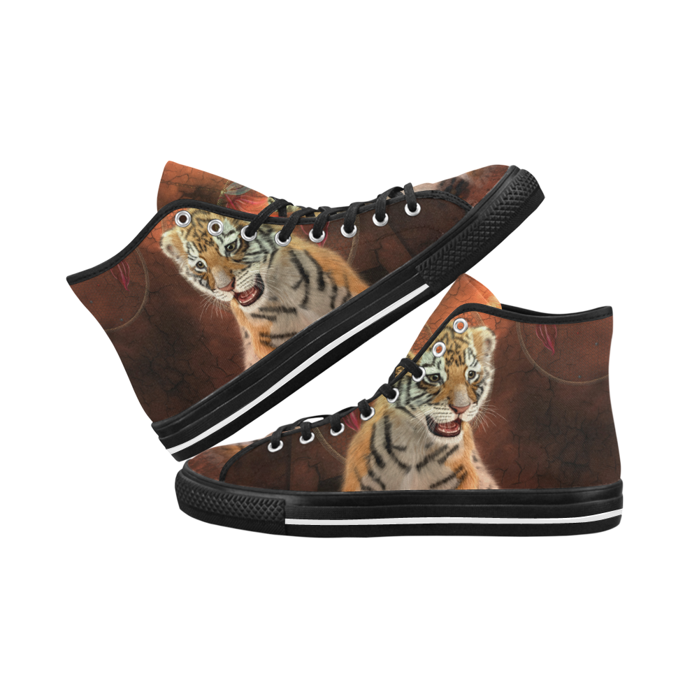 Cute little tiger Vancouver H Men's Canvas Shoes (1013-1)