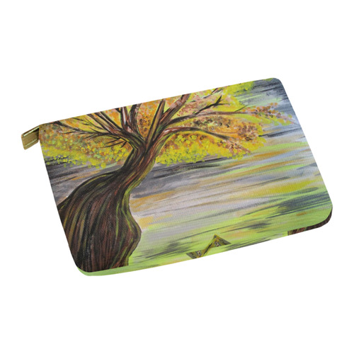 Overlooking Tree Carry-All Pouch 12.5''x8.5''