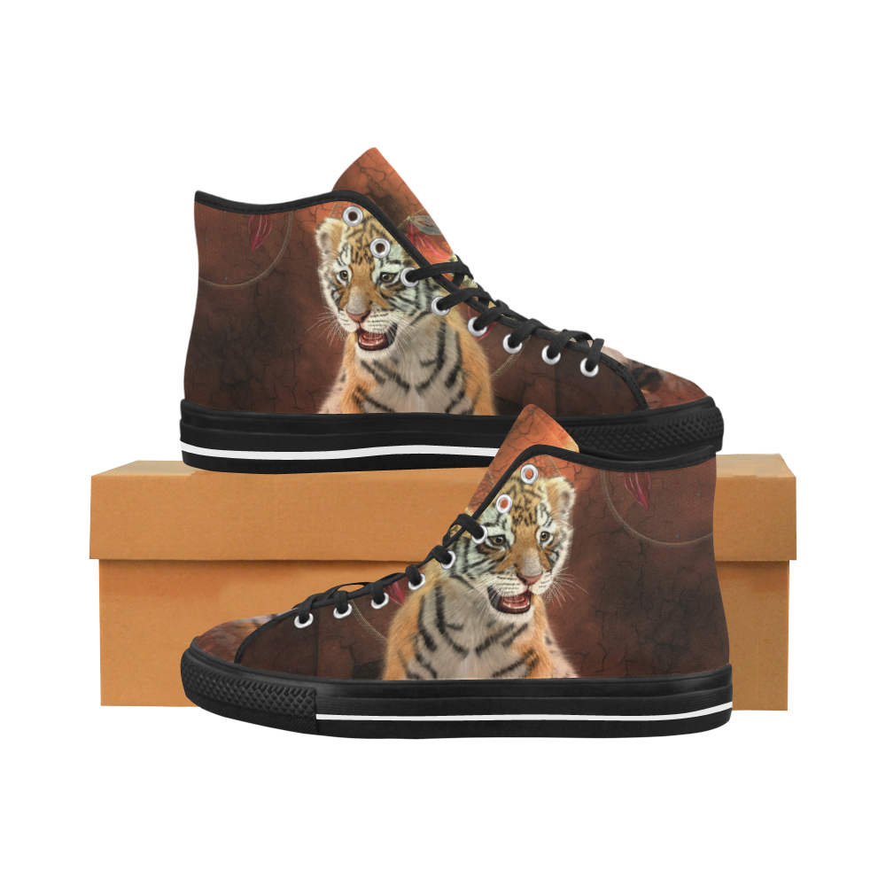 Cute little tiger Vancouver H Men's Canvas Shoes (1013-1)
