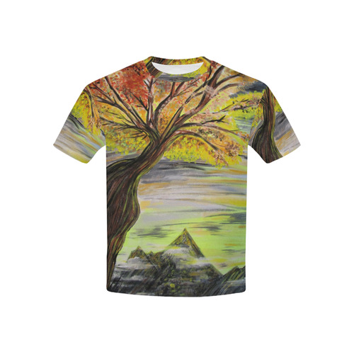 Overlooking Tree Kids' All Over Print T-shirt (USA Size) (Model T40)
