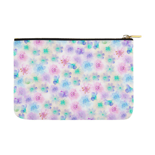 watercolor flowers Carry-All Pouch 12.5''x8.5''