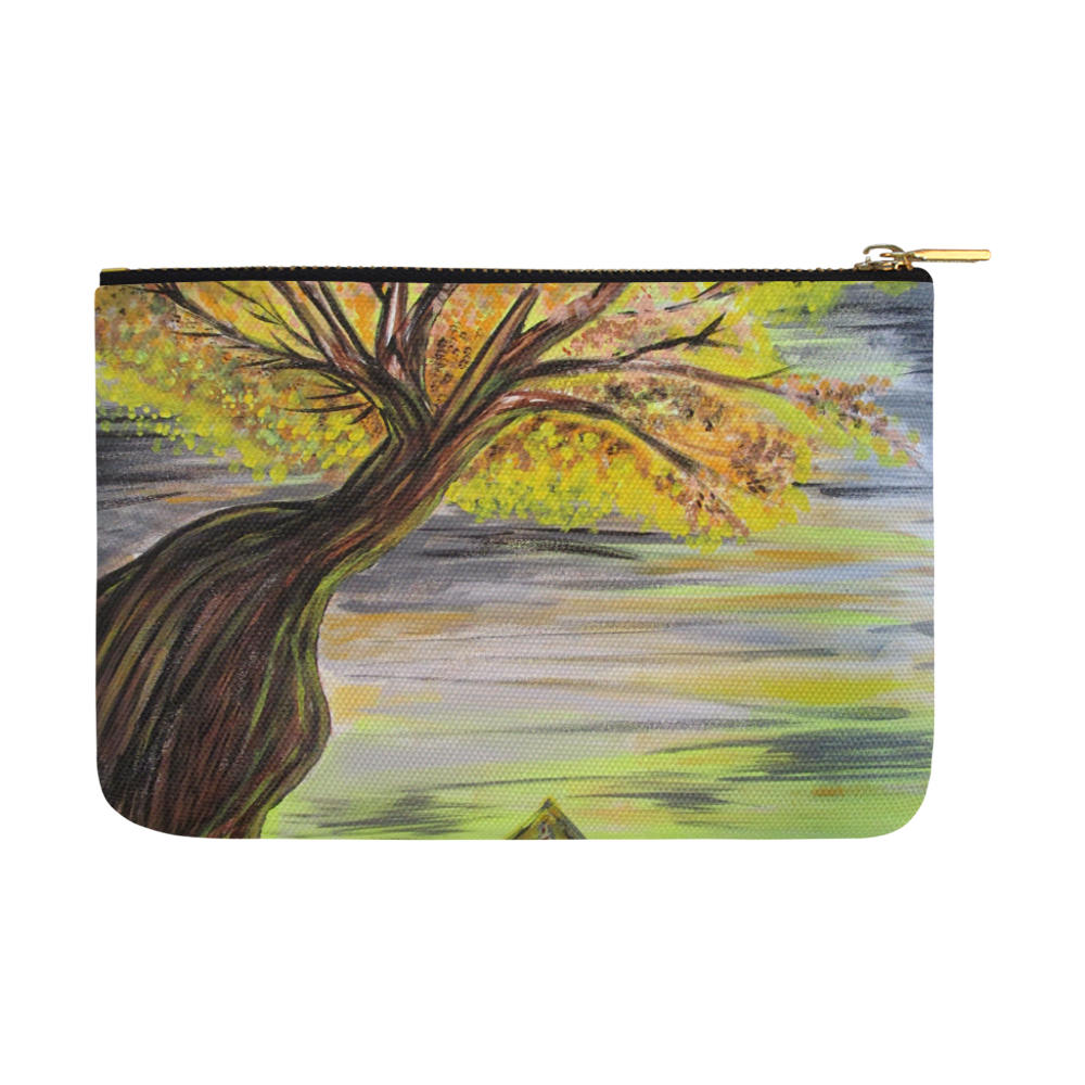 Overlooking Tree Carry-All Pouch 12.5''x8.5''