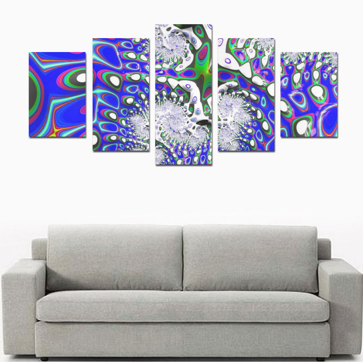 fractal fantasy 717C by JamColors Canvas Print Sets D (No Frame)