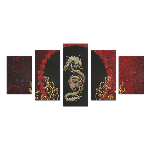 The chinese dragon Canvas Print Sets D (No Frame)