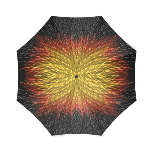 Exploding Star Meteor Fractal Abstract Foldable Umbrella (Model U01)