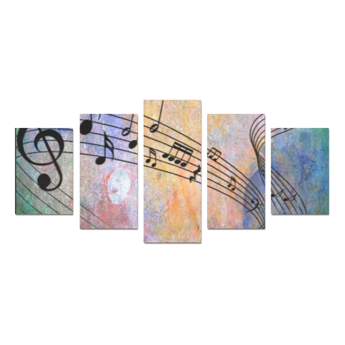 abstract music Canvas Print Sets D (No Frame)