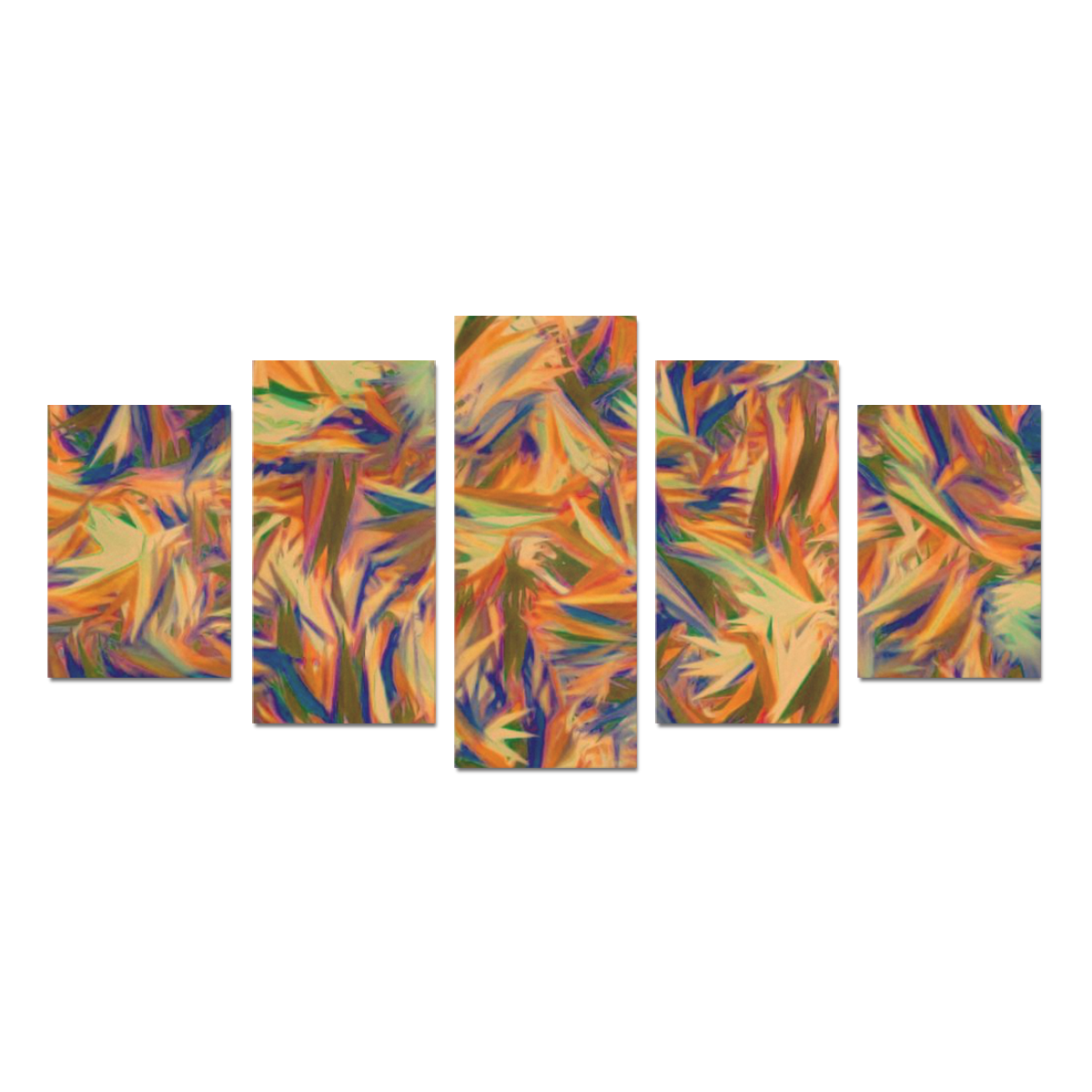 Modern abstract 21 F by JamColors Canvas Print Sets D (No Frame)