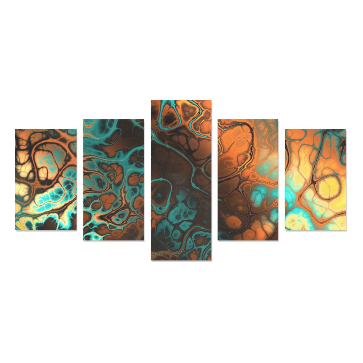 awesome fractal 35F by JamColors Canvas Print Sets C (No Frame)