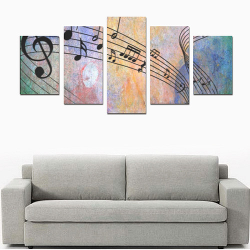 abstract music Canvas Print Sets D (No Frame)