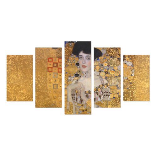 Gustav Klimt Adele Bloch Bauer Portrait Canvas Print Sets A (No Frame)