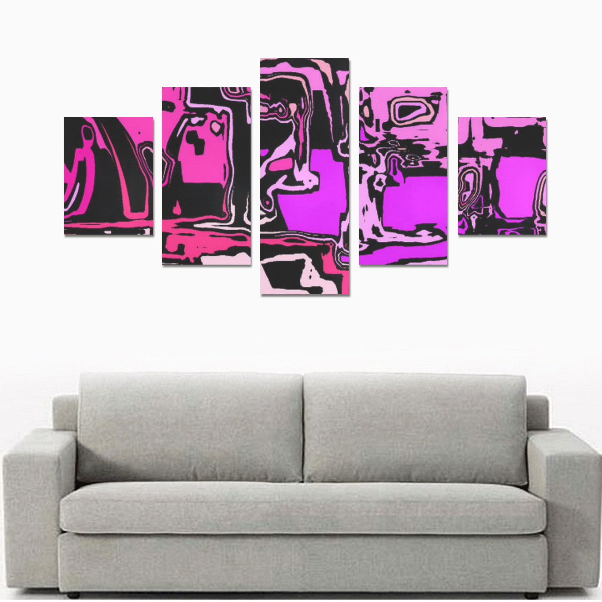 modern abstract 47B by JamColors Canvas Print Sets B (No Frame)