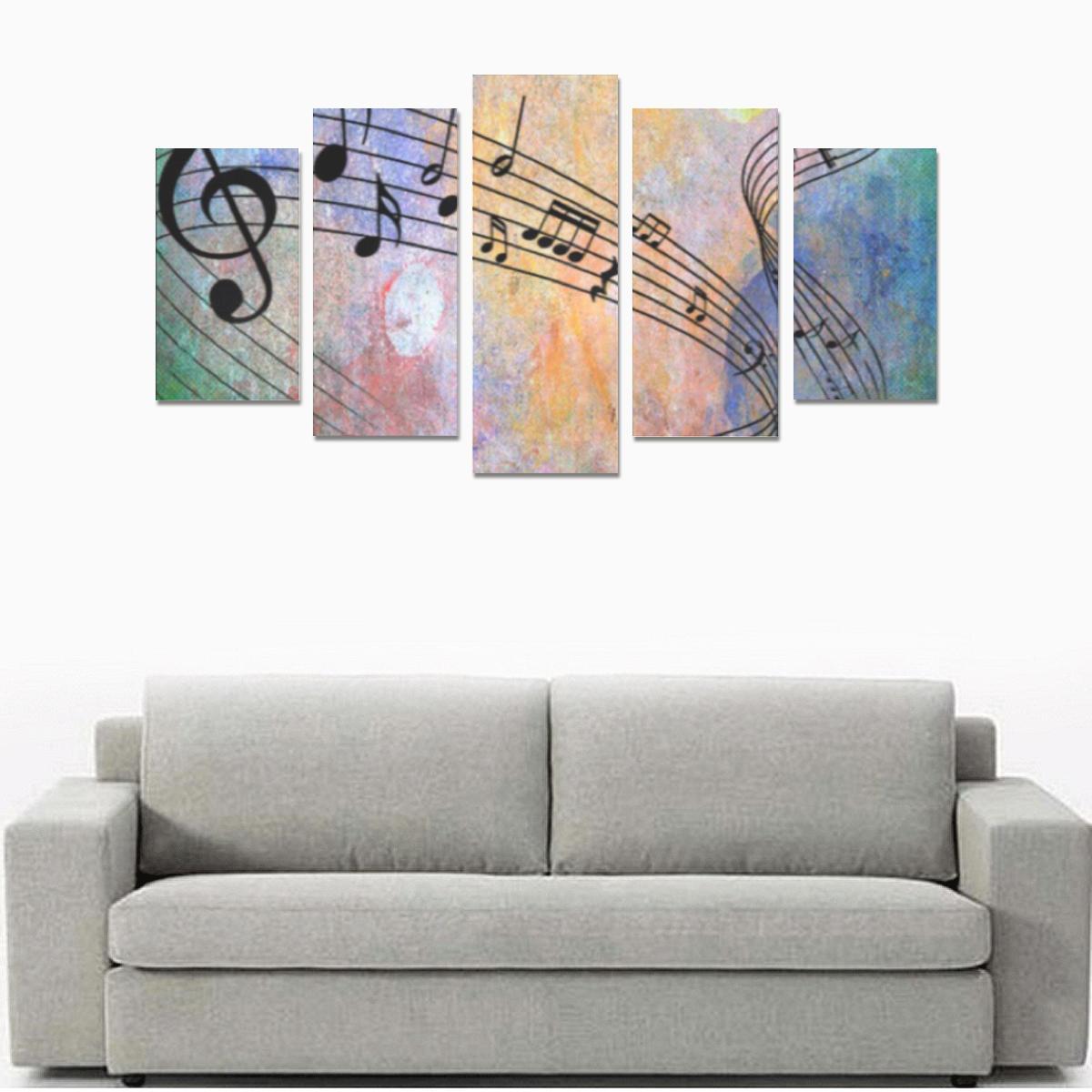 abstract music Canvas Print Sets A (No Frame)
