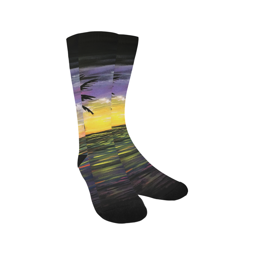 Sunset Sea Trouser Socks