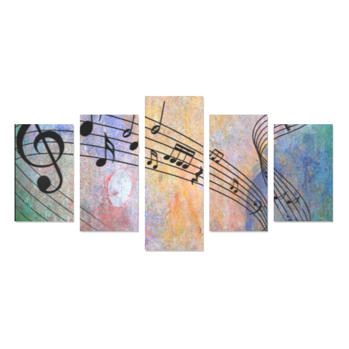 abstract music Canvas Print Sets C (No Frame)