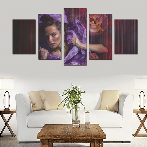 Awesome Witches Ritual Canvas Print Sets D (No Frame)