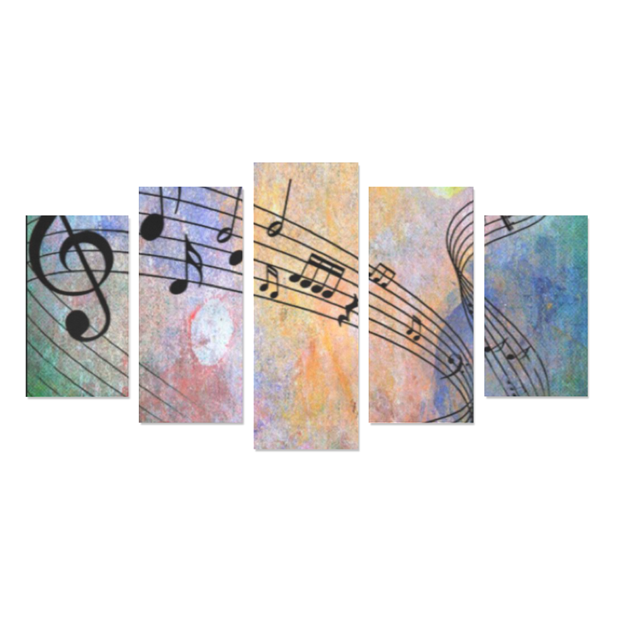 abstract music Canvas Print Sets A (No Frame)