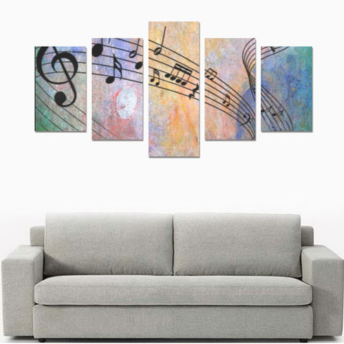 abstract music Canvas Print Sets C (No Frame)