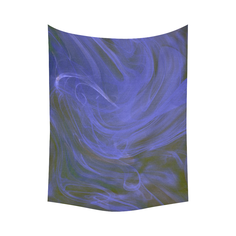 Tempest   abstract Cotton Linen Wall Tapestry 60"x 80"