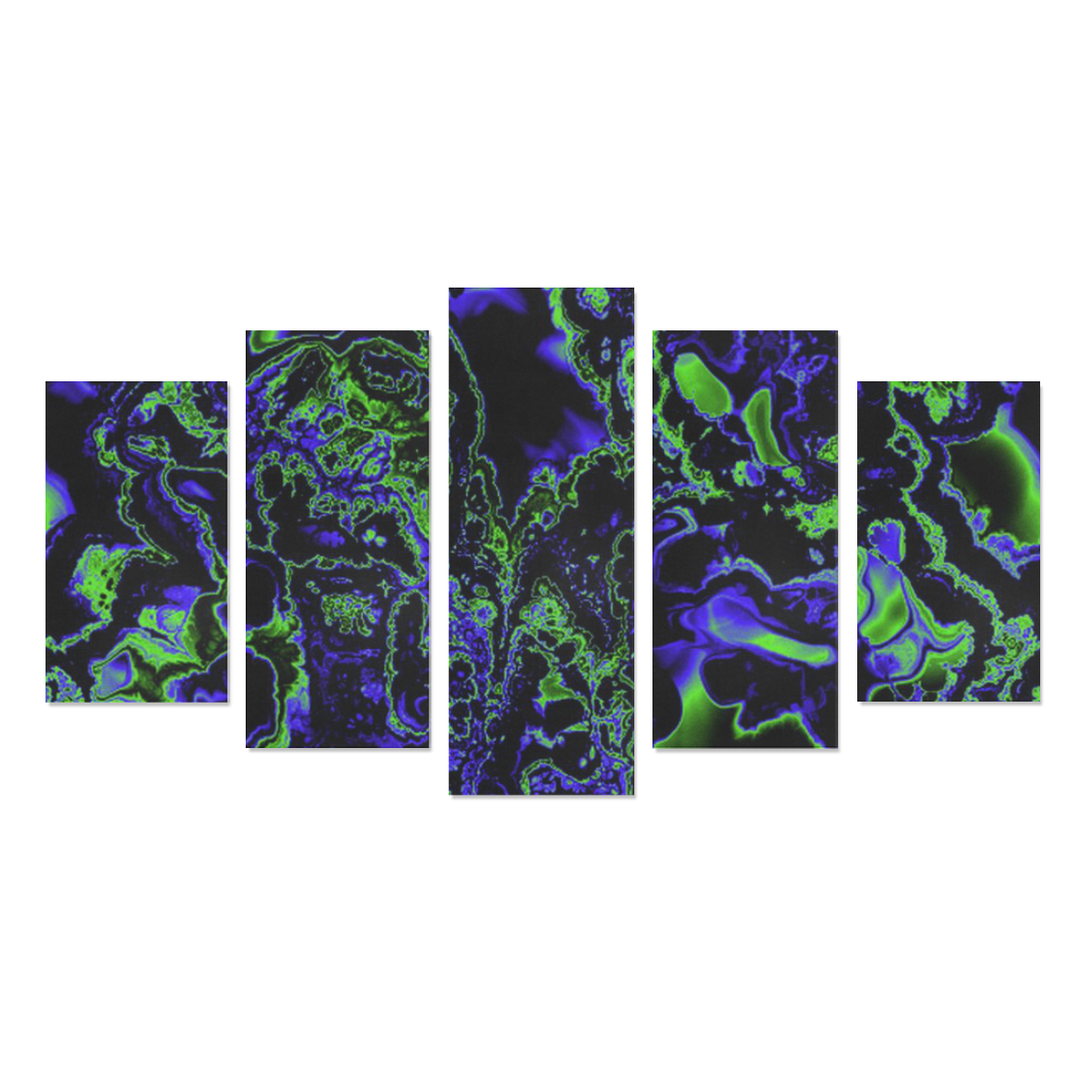 power fractal C by JamColors Canvas Print Sets A (No Frame)