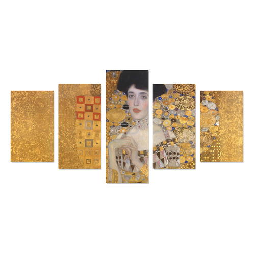 Gustav Klimt Adele Bloch Bauer Portrait Canvas Print Sets C (No Frame)
