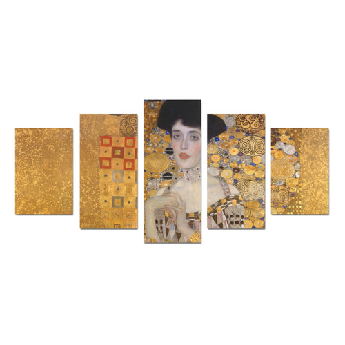 Gustav Klimt Adele Bloch Bauer Portrait Canvas Print Sets D (No Frame)