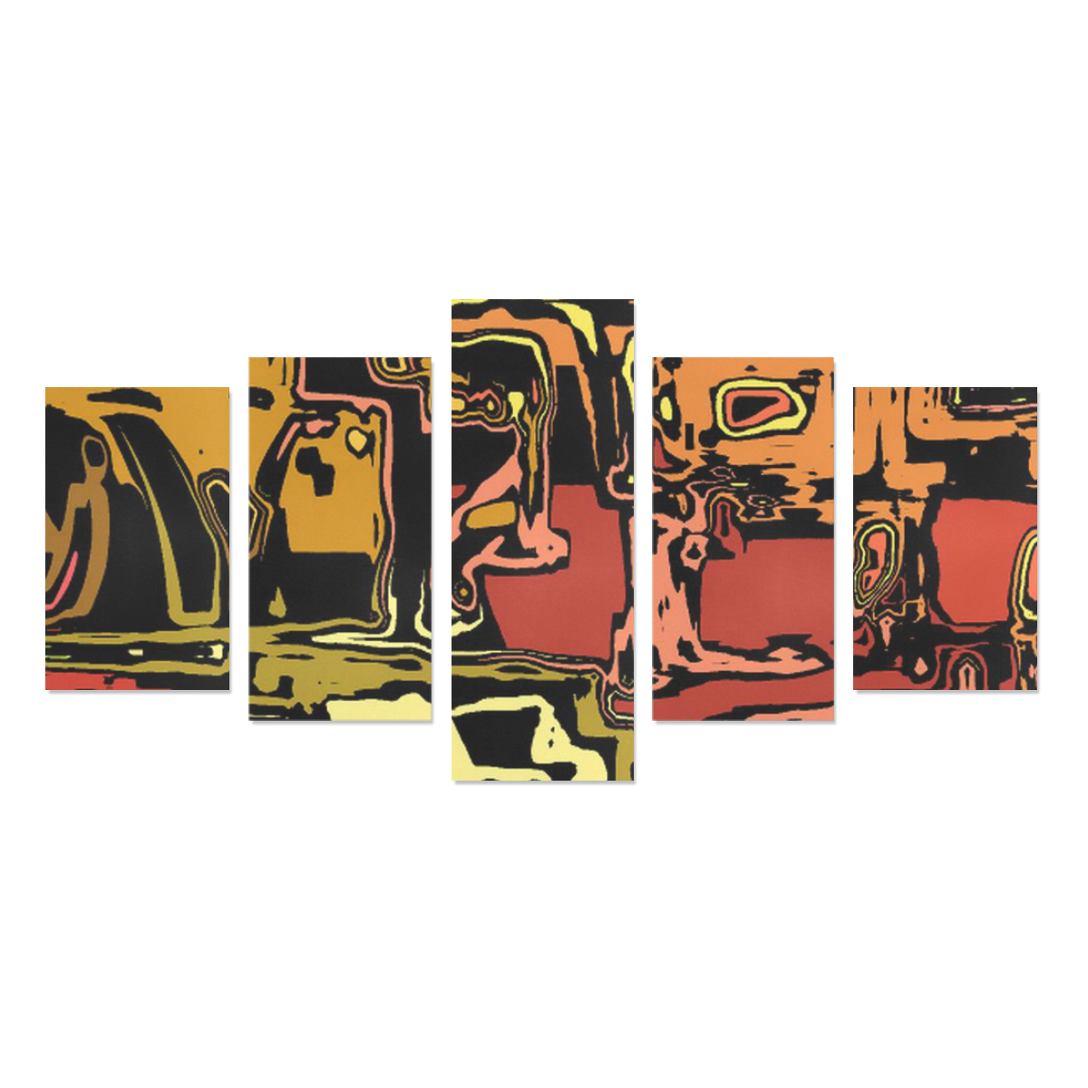 modern abstract 47C by JamColors Canvas Print Sets C (No Frame)