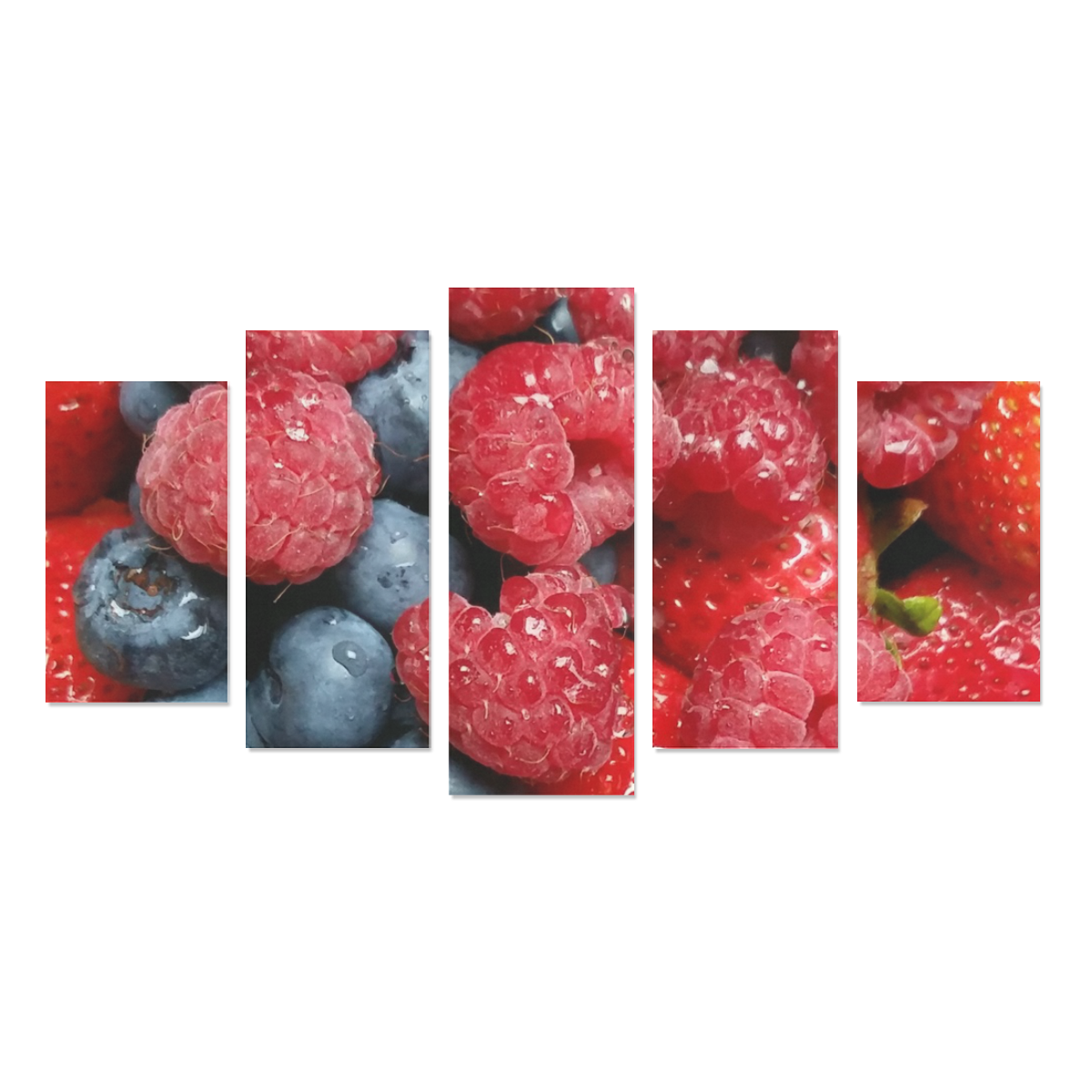 Red Berry Mix Canvas Print Sets A (No Frame)