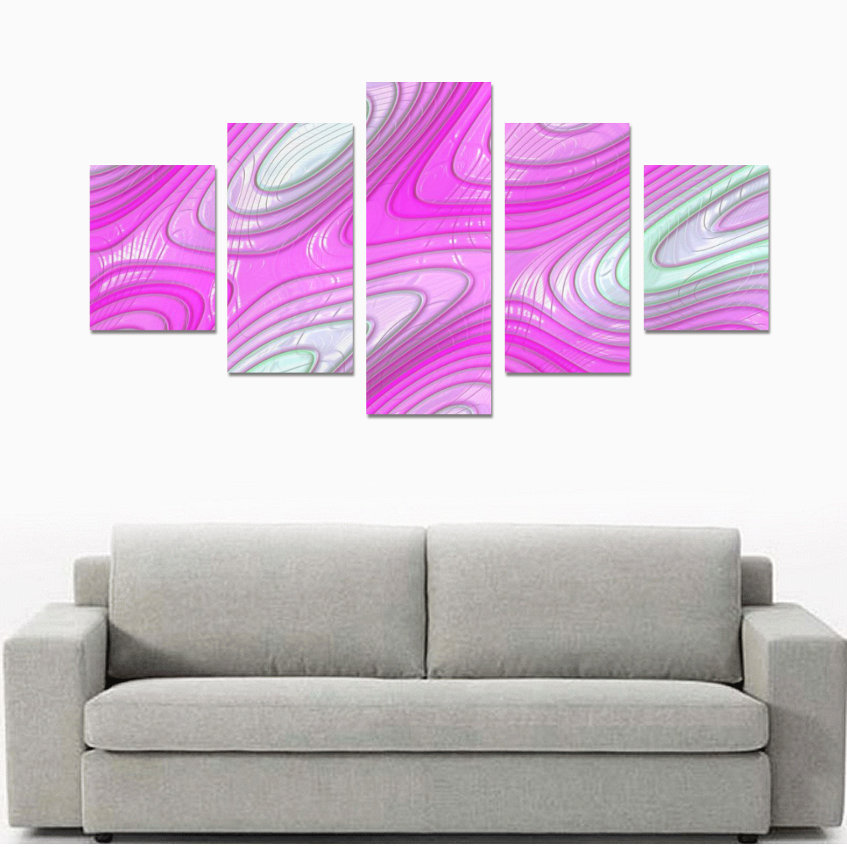 glossy 3D abstract 03 by JamColors Canvas Print Sets B (No Frame)
