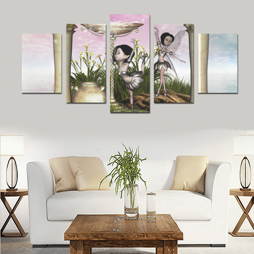 Dancing on a island Canvas Print Sets D (No Frame)