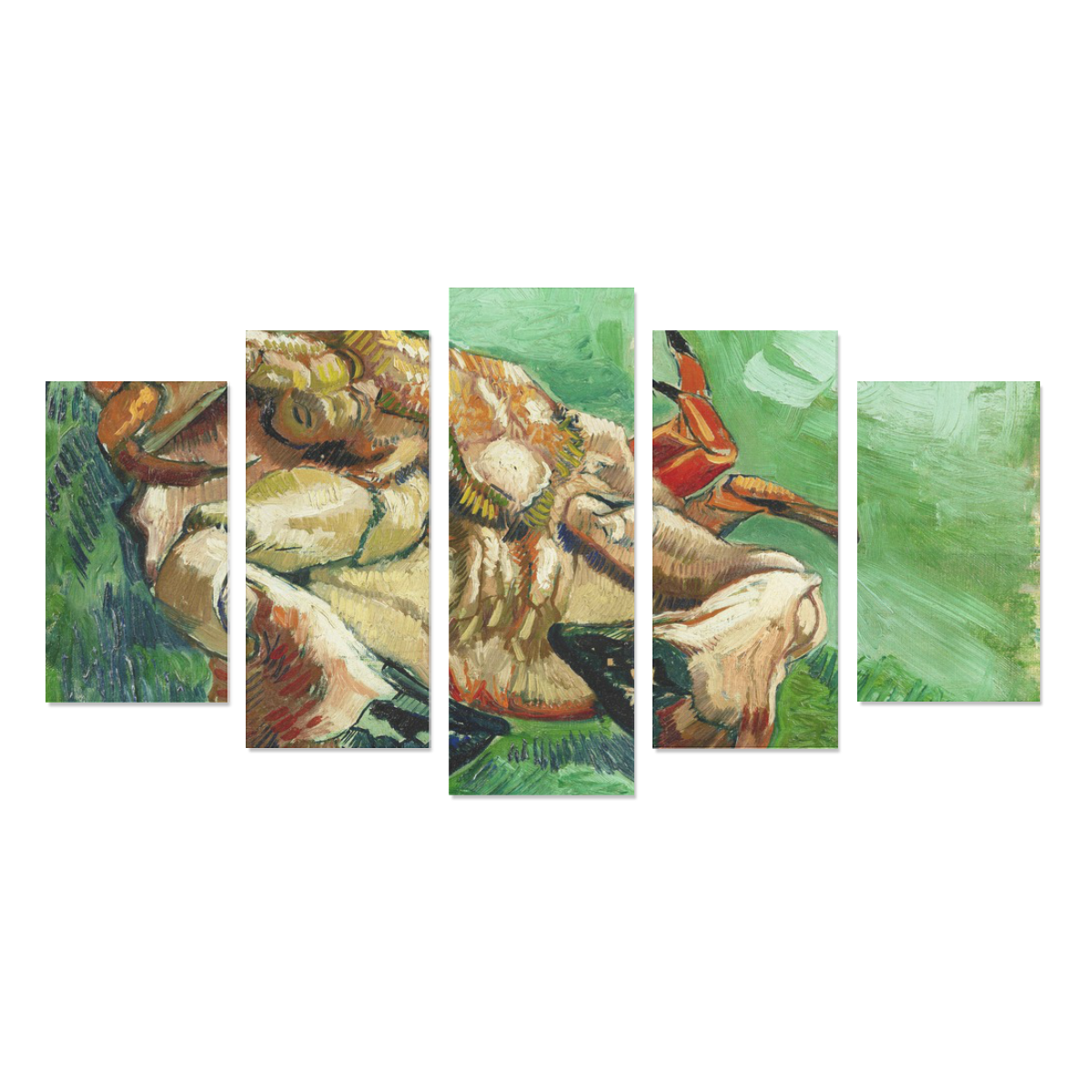 Van Gogh Crab On Its Back Fine Art Canvas Print Sets A (No Frame)