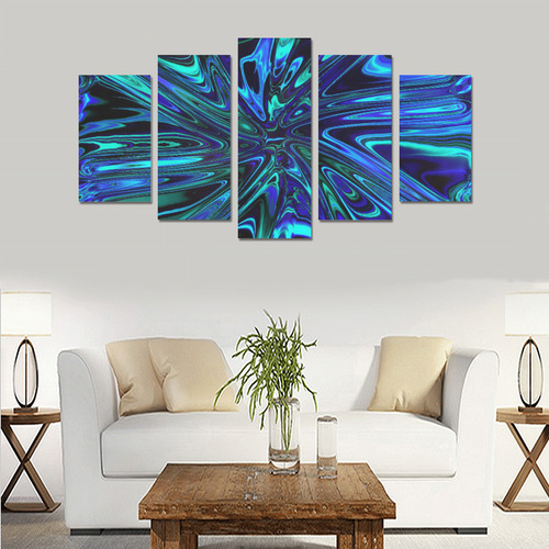 new fractal 717A by JamColors Canvas Print Sets A (No Frame)