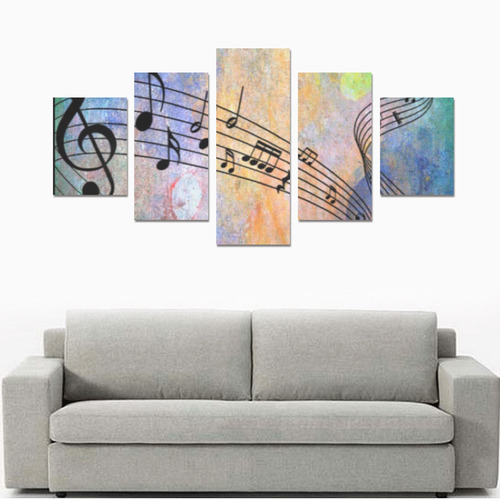 abstract music Canvas Print Sets B (No Frame)