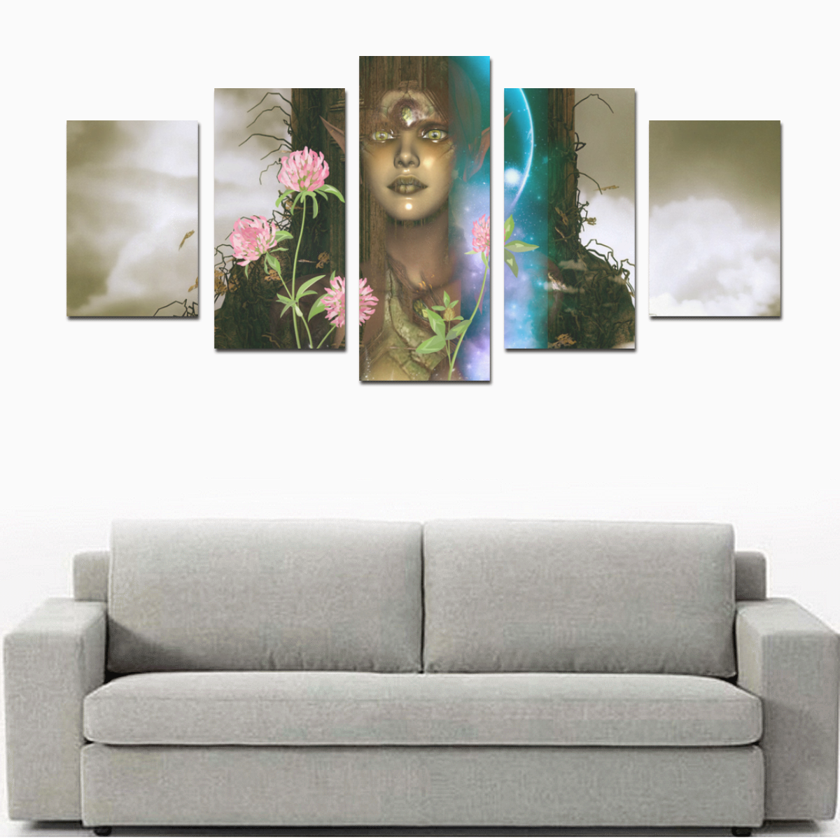 The women of earth Canvas Print Sets D (No Frame)