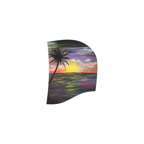 Sunset Sea All Over Print Sleeveless Hoodie for Women (Model H15)