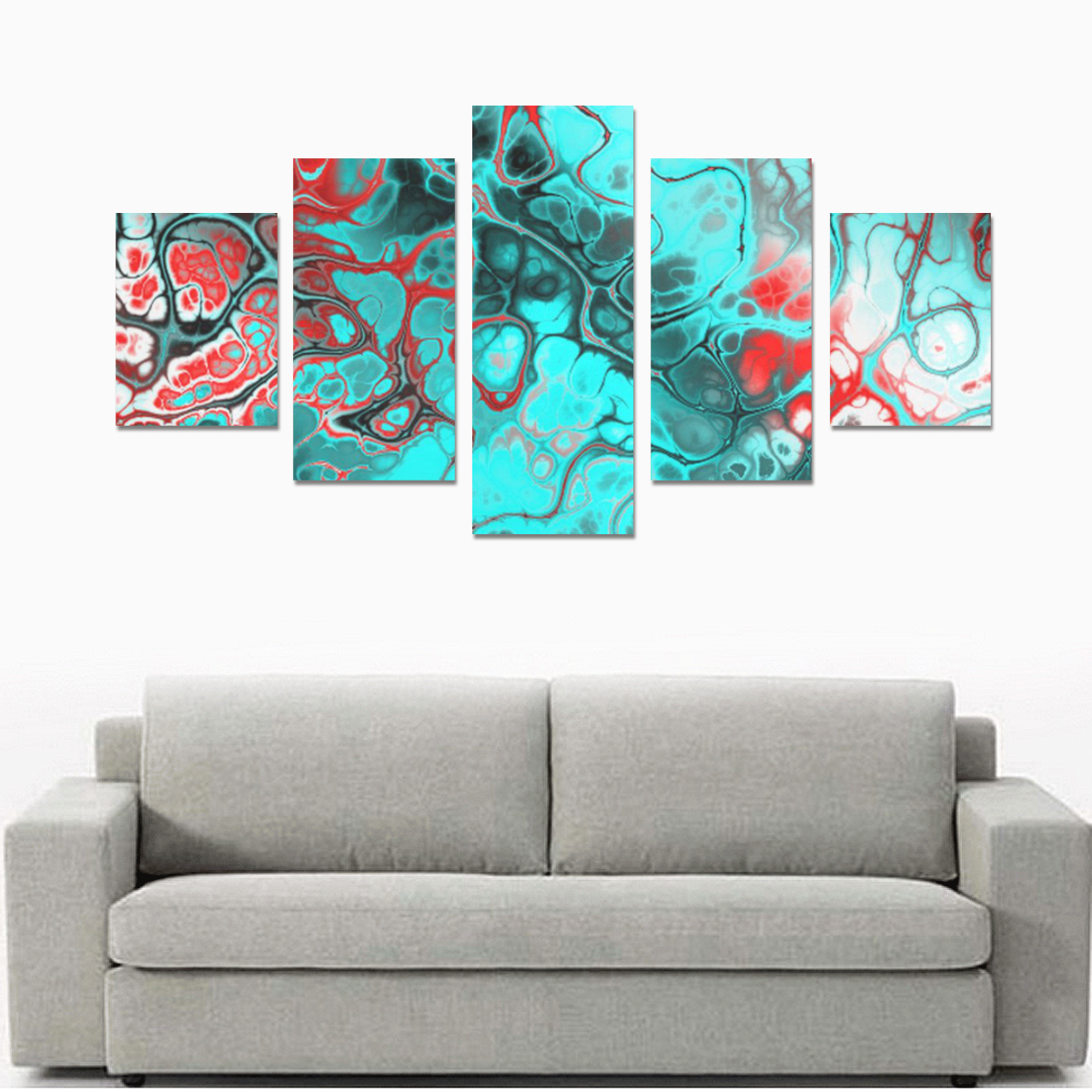 awesome fractal 35G by JamColors Canvas Print Sets B (No Frame)
