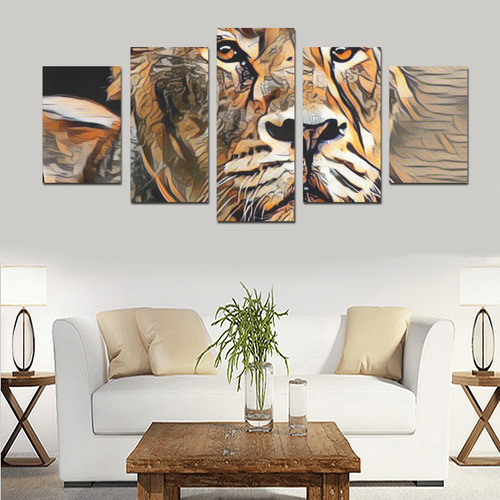 ArtAnimal Lioness by JamColors Canvas Print Sets D (No Frame)