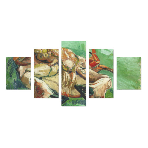 Van Gogh Crab On Its Back Fine Art Canvas Print Sets B (No Frame)
