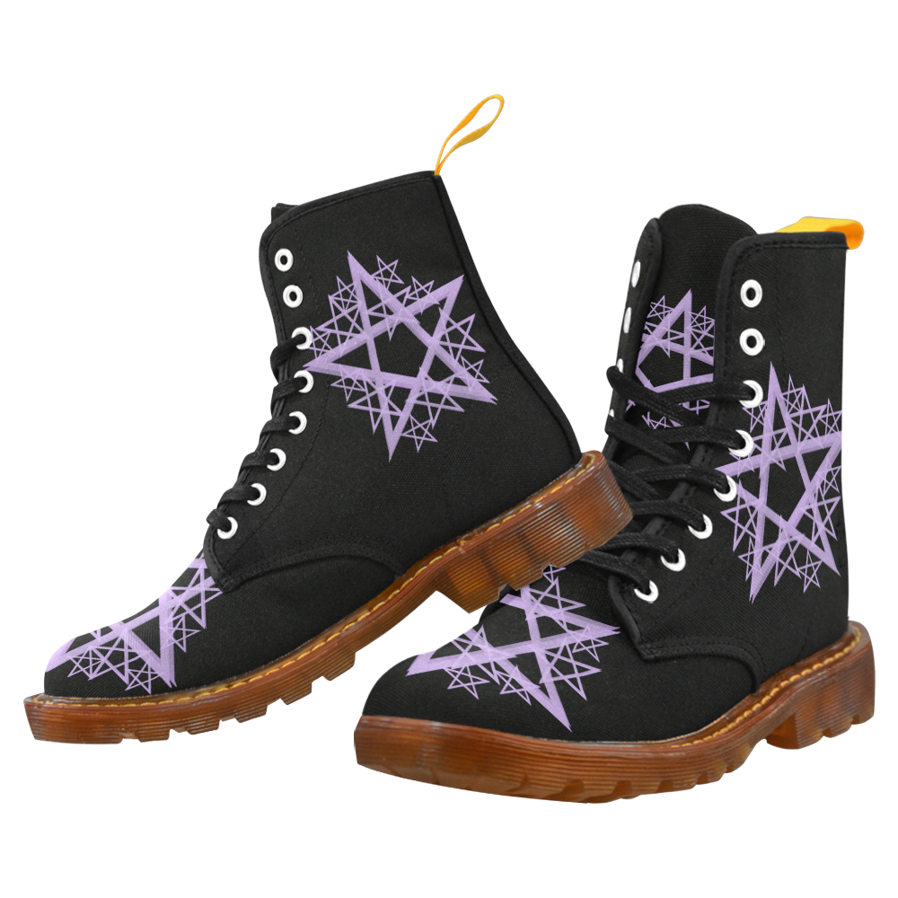 Purple Pentacle Martin Boots Martin Boots For Women Model 1203H