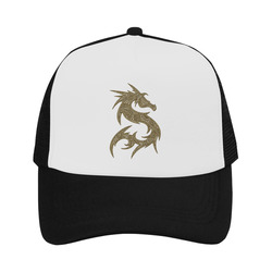 Magic Dragon Contour Antique Gold Trucker Hat