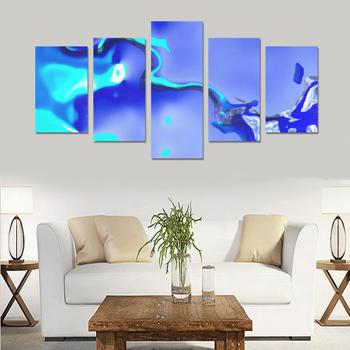 Abstract Fate, ocean Canvas Print Sets C (No Frame)