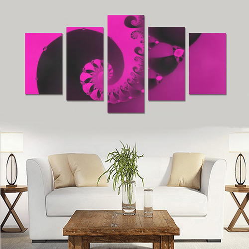 pink Canvas Print Sets C (No Frame)