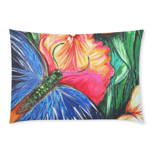 Butterfly Life Custom Rectangle Pillow Case 20x30 (One Side)
