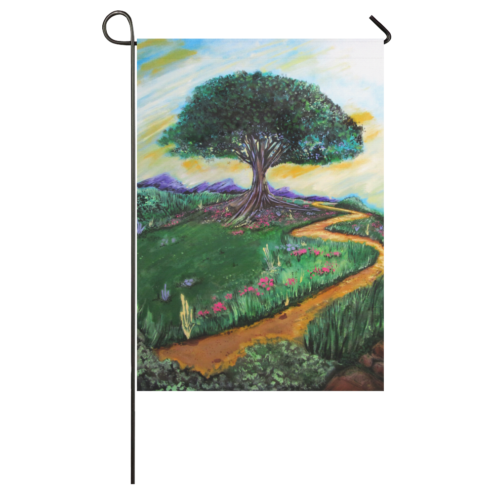 Tree Of Imagination Garden Flag 28''x40'' （Without Flagpole）
