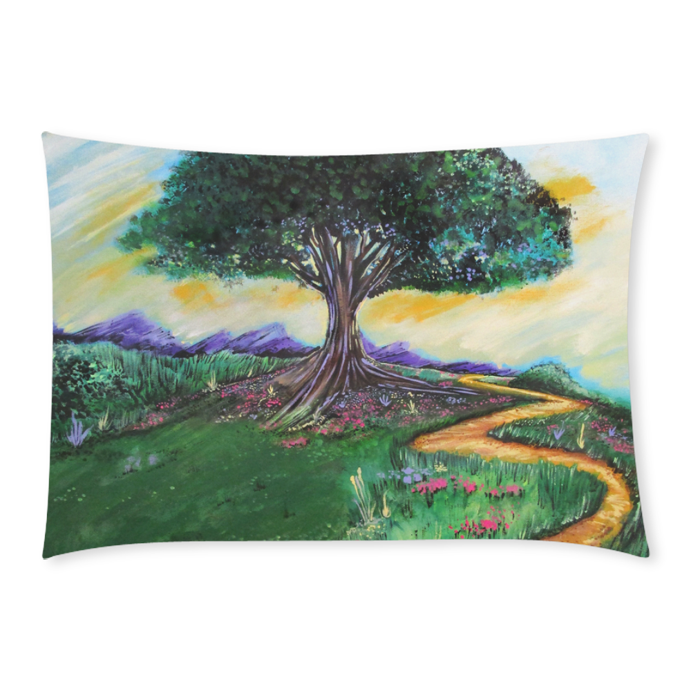 Tree Of Imagination Custom Rectangle Pillow Case 20x30 (One Side)