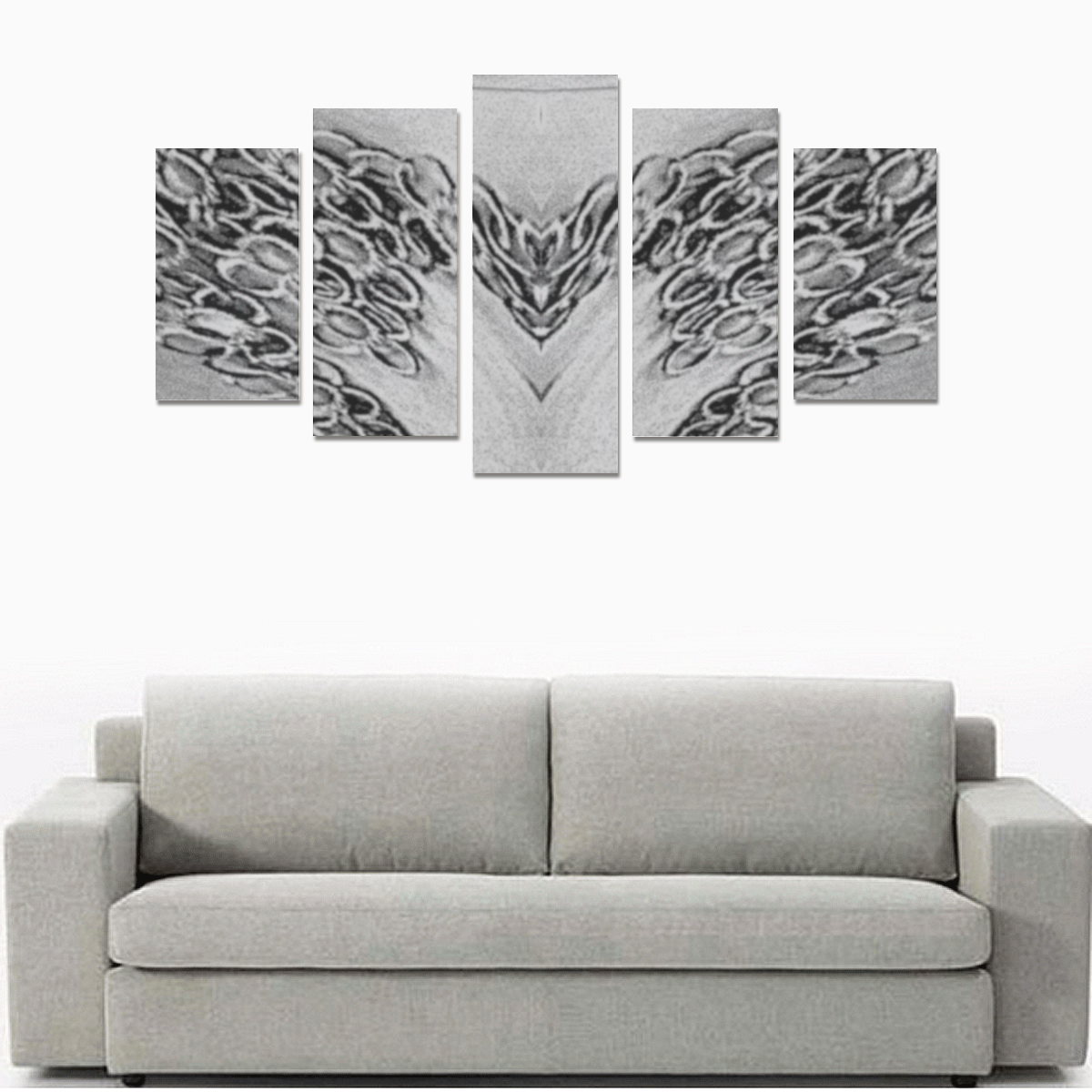 wings of calm and love Canvas Print Sets A (No Frame)